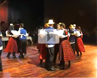 Auftritt der ungarischen Tanzgruppe Csöbörcsök